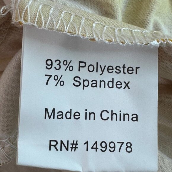 Arianna by Howards Womens Small Medium Gold Hexagon Print Short Sleeve Dress New - Picture 9 of 14